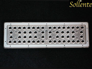 SMD 3528 อาร์เรย์เลนส์ LED, กระจกสะท้อนแสง LED ขนาด 56 วัตต์สำหรับไฟถนนที่ขั้วโลกสูง
